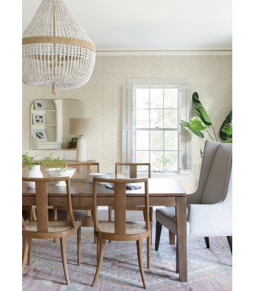 4071-71059 - Sand Drips Grey Painted Dots Wallpaper-Blue Heron