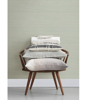 4071-71054 - Spinnaker Aqua Netting Wallpaper-Blue Heron