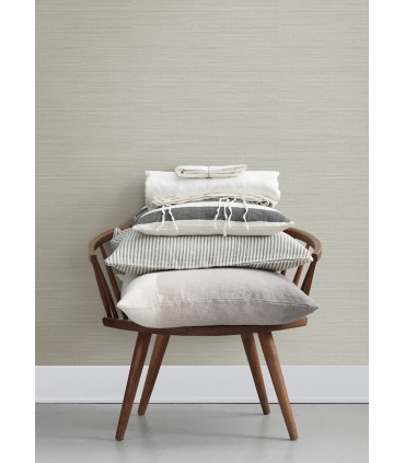 4071-71050 - Spinnaker Grey Netting Wallpaper-Blue Heron