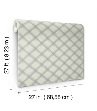 EV3968 - Bayside Basket Weave Wallpaper-Candice Olson