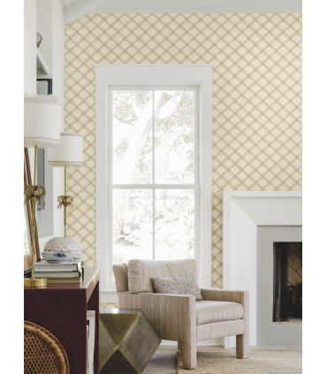 EV3965 - Bayside Basket Weave Wallpaper-Candice Olson