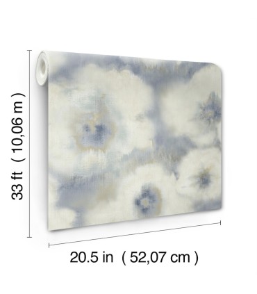 EV3964 - Blended Floral Wallpaper-Candice Olson