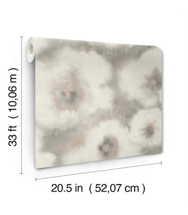 EV3963 - Blended Floral Wallpaper-Candice Olson