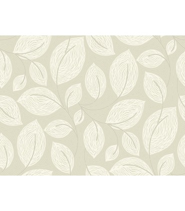 EV3923 - Contoured Leaves Wallpaper-Candice Olson