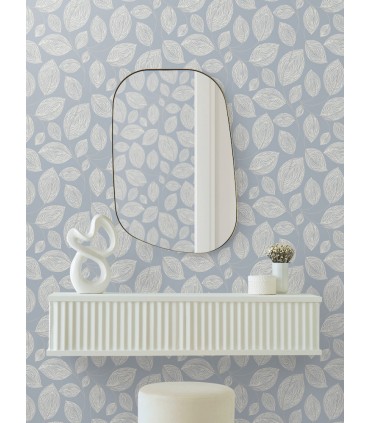 EV3925 - Contoured Leaves Wallpaper-Candice Olson