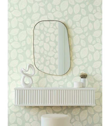 EV3921 - Contoured Leaves Wallpaper-Candice Olson