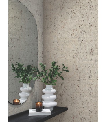CZ2482 - Pearl & Gold Cork Wallpaper-Candice Olson