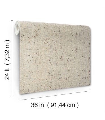 CZ2482 - Pearl & Gold Cork Wallpaper-Candice Olson