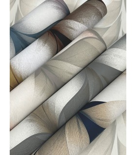 EV3951 - Lotus Light Stripe Wallpaper-Candice Olson