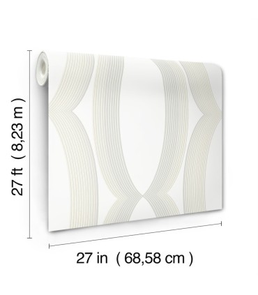 EV3981 - Progression Ogee Wallpaper-Candice Olson