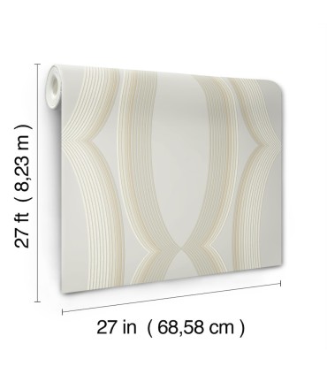EV3984 - Progression Ogee Wallpaper-Candice Olson