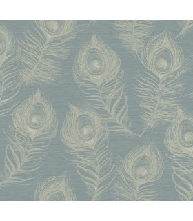 EV3943 - Regal Peacock Wallpaper-Candice Olson