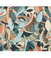 AG2016 - Fauvist Flock Wallpaper-Artistic Abstracts by York