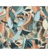 AG2018 - Fauvist Flock Wallpaper-Artistic Abstracts by York