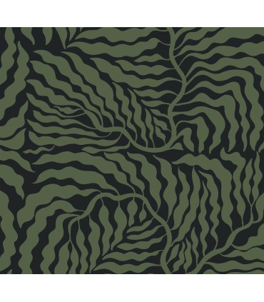 AG2061 - Fern Fronds Wallpaper-Artistic Abstracts by York
