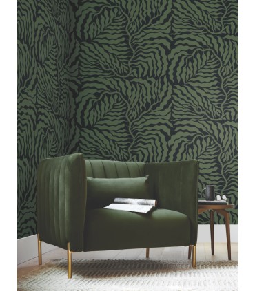 AG2061 - Fern Fronds Wallpaper-Artistic Abstracts by York