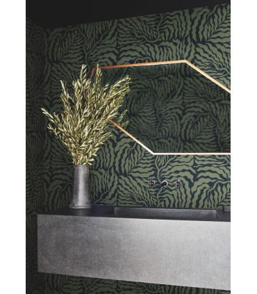 AG2061 - Fern Fronds Wallpaper-Artistic Abstracts by York