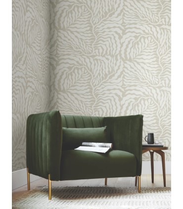 AG2063 - Fern Fronds Wallpaper-Artistic Abstracts by York