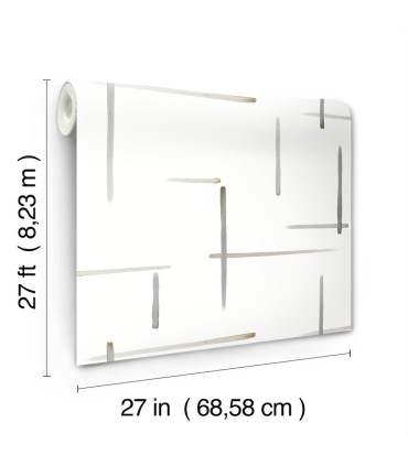 AG2041 - Gilded Sumi-E Wallpaper-Artistic Abstracts by York