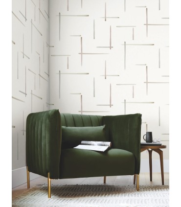 AG2040 - Gilded Sumi-E Wallpaper-Artistic Abstracts by York