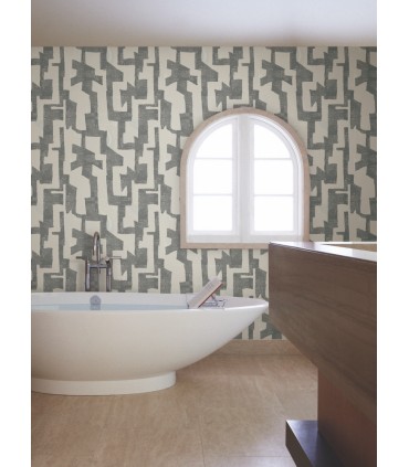 AG2101 - Modern Tribal Wallpaper-Artistic Abstracts by York
