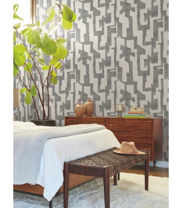 AG2101 - Modern Tribal Wallpaper-Artistic Abstracts by York