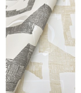 AG2103 - Modern Tribal Wallpaper-Artistic Abstracts by York