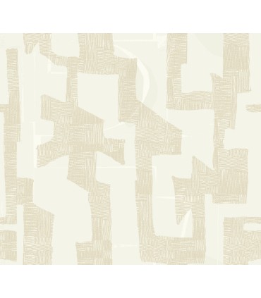 AG2103 - Modern Tribal Wallpaper-Artistic Abstracts by York