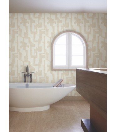 AG2103 - Modern Tribal Wallpaper-Artistic Abstracts by York