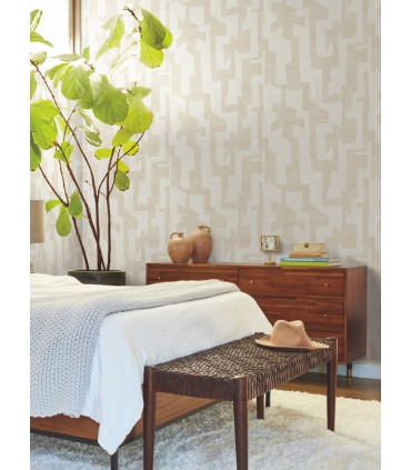 AG2103 - Modern Tribal Wallpaper-Artistic Abstracts by York