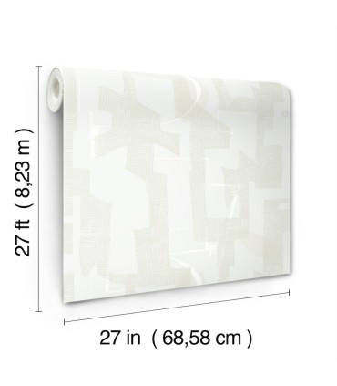 AG2102 - Modern Tribal Wallpaper-Artistic Abstracts by York