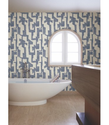 AG2104 - Modern Tribal Wallpaper-Artistic Abstracts by York