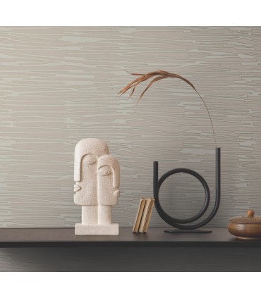 AG2091 - Water Reed Thatch Wallpaper-Artistic Abstracts by York