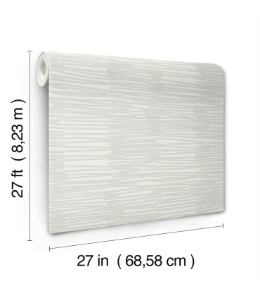 AG2092 - Water Reed Thatch Wallpaper-Artistic Abstracts by York