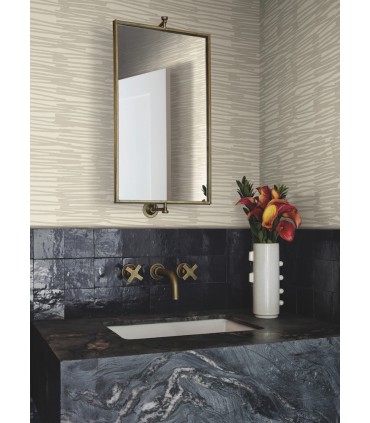 AG2093 - Water Reed Thatch Wallpaper-Artistic Abstracts by York