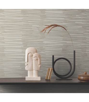 AG2093 - Water Reed Thatch Wallpaper-Artistic Abstracts by York