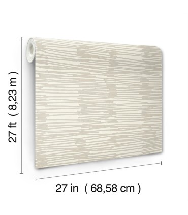 AG2093 - Water Reed Thatch Wallpaper-Artistic Abstracts by York
