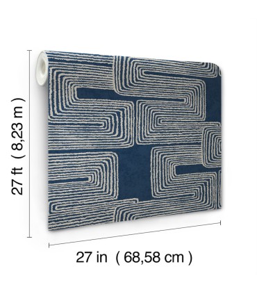 AG2033 - Zulu Thread Wallpaper-Artistic Abstracts by York