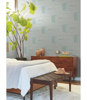 AG2034 - Zulu Thread Wallpaper-Artistic Abstracts by York