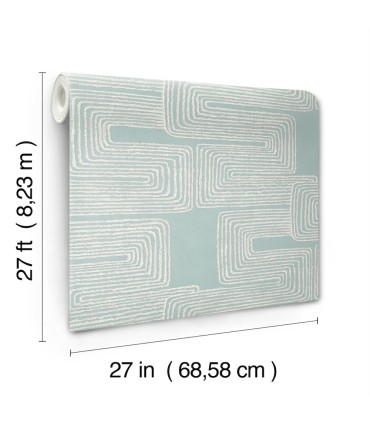 AG2034 - Zulu Thread Wallpaper-Artistic Abstracts by York