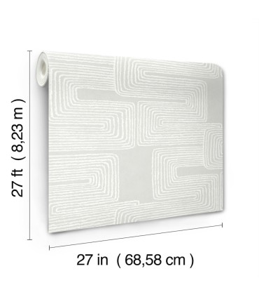 AG2035 - Zulu Thread Wallpaper-Artistic Abstracts by York