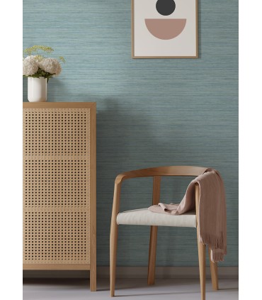 4046-25961 - Barnaby Light Blue Texture Wallpaper by A Street