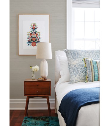 4046-25965 - Barnaby Light Grey Texture Wallpaper by A Street