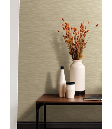 4046-26156 - Benson Yellow Faux Fabric Wallpaper by A Street