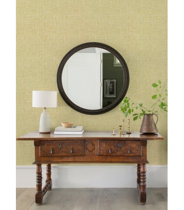 4046-26356 - Emerson Yellow Linen Wallpaper by A Street