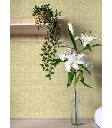 4046-26356 - Emerson Yellow Linen Wallpaper by A Street