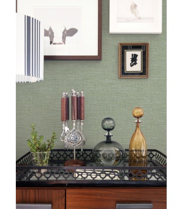 4046-26457 - Exhale Light Green Texture Wallpaper by A Street