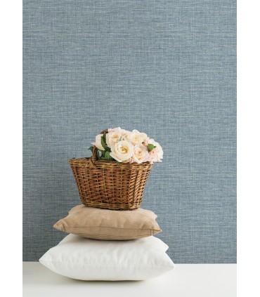 4046-26459 - Exhale Sky Blue Texture Wallpaper by A Street