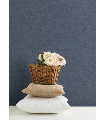 4046-M1701 - Glen Dark Blue Texture Wallpaper by A Street