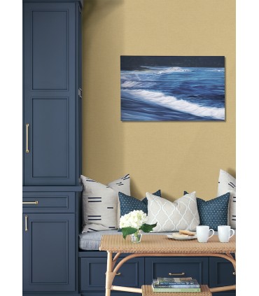 4046-M1698 - Glen Yellow Texture Wallpaper by A Street